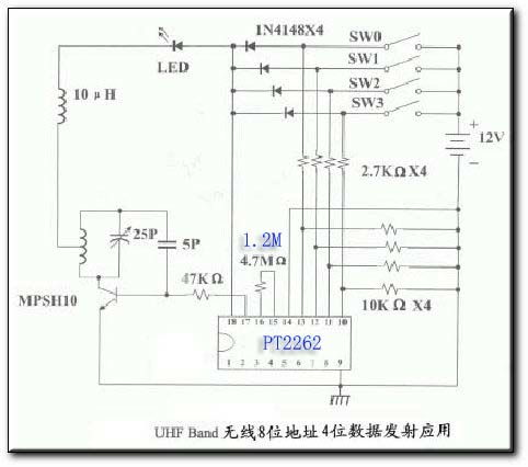 五一電子閱讀 常用資料 pt2262 2272編解碼集成電路介紹